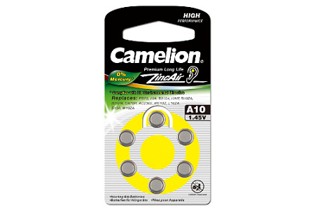 CAMELION Zinc Air 10 BL6