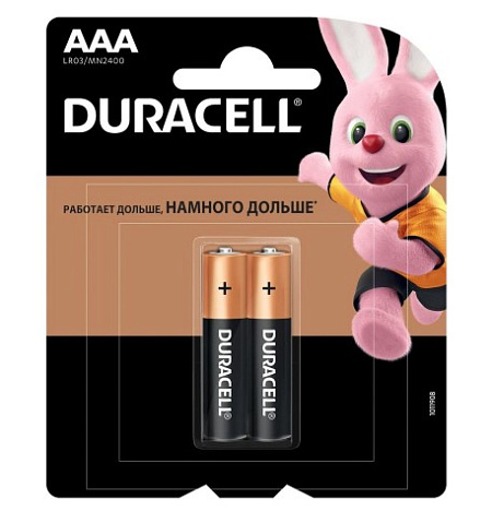 DURACELL LR03 BL2 (24шт)