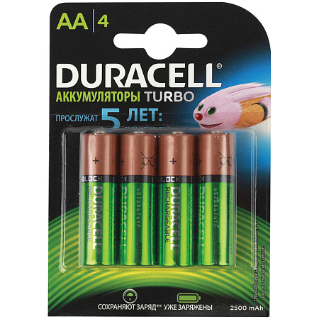 DURACELL HR6 2500mah BL4