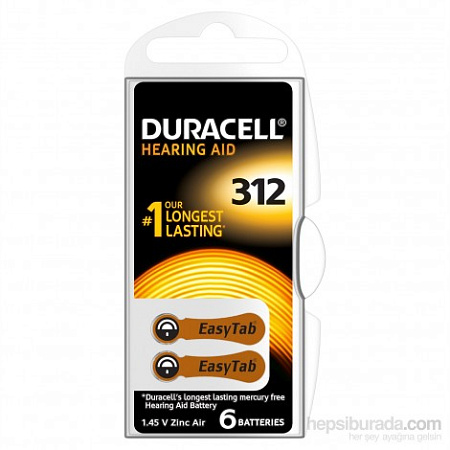 DURACELL ZA312 BL6