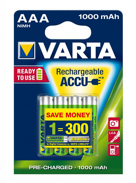 VARTA HR03 1000mah BL4 